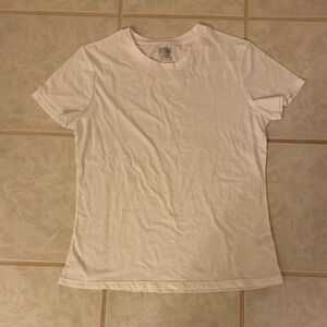 Women's White Short Sleeve Tee
